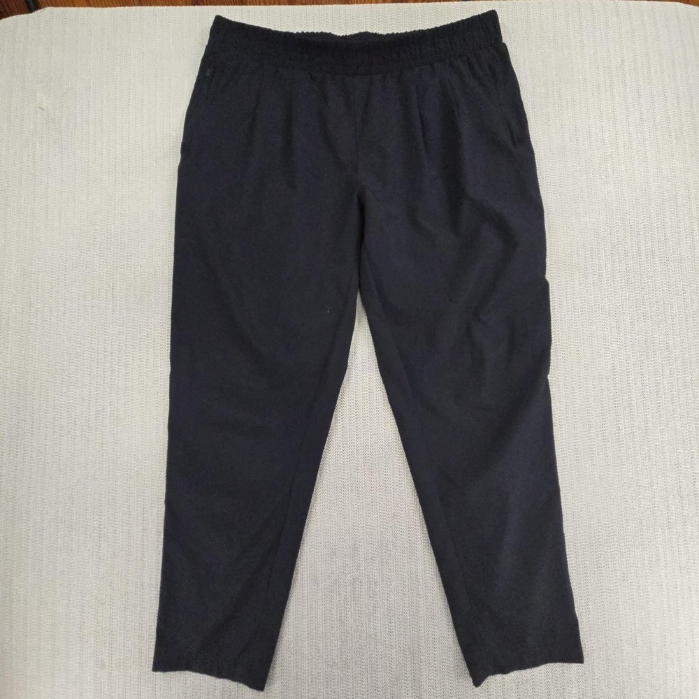 Fabletics Hartford Joggers Pants Womens XL Black Woven Elastic Waist Stretch Gym